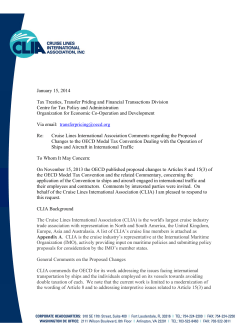 Cruise Lines International Association (CLIA)