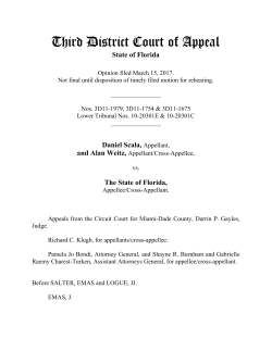 reverse - Third District Court of Appeal