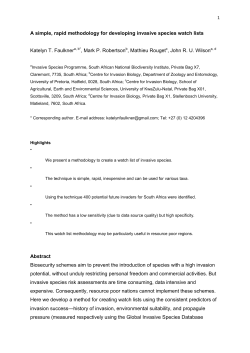 create a watch list - University of Pretoria