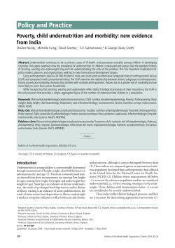 Policy and Practice - World Health Organization