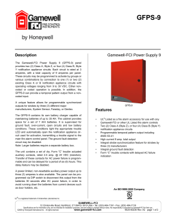 GFPS-9 - Gamewell-FCI
