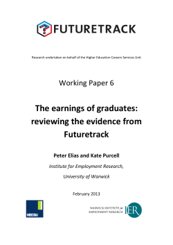 The earnings of graduates: reviewing the