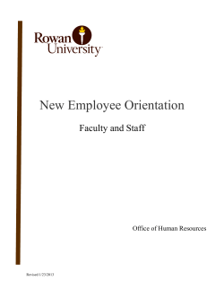 New Employee Orientation