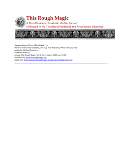 PDF - This Rough Magic