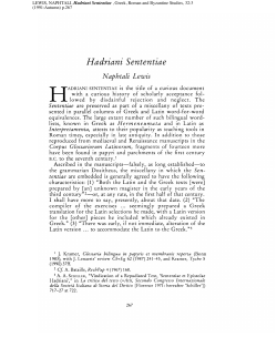 this PDF file - Greek, Roman, and Byzantine Studies