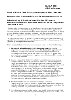 SWCS RSS Consultation Cllr I McLennan 2801