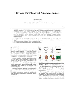 Browsing WWW Pages with Pictographic Content