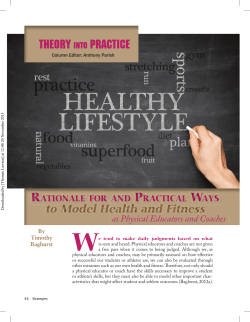 as Physical Educators and Coaches