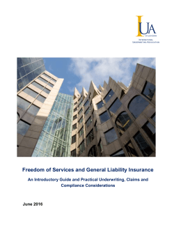 Freedom of Services and General Liability Insurance