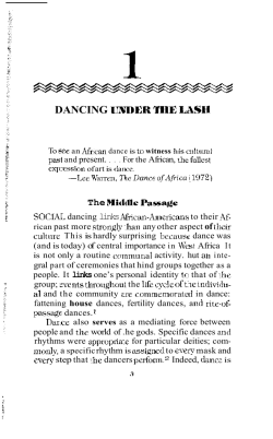 Jookin`: The Rise of Social Dance Formations in African