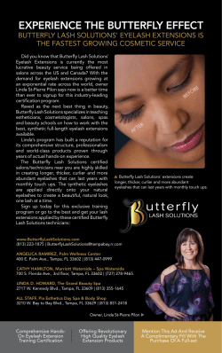 ExpEriEncE ThE BuTTErfly EffEcT