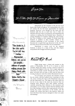 Chapter Three: The Endless Waltz: The Vampires of Manchester