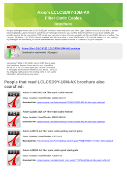 Axiom LCLCSD9Y-10M-AX brochure
