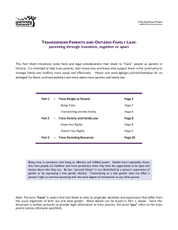 parenting through transition, together or apart