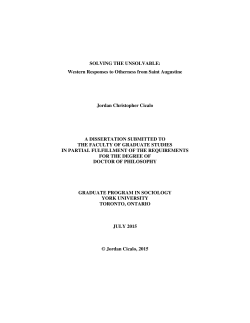 SOLVING THE UNSOLVABLE: Western Responses to