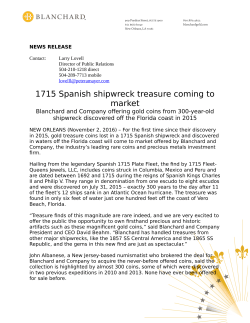 1715 Spanish shipwreck treasure coming to market