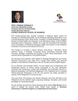 Prof. Enrique M. Soriano