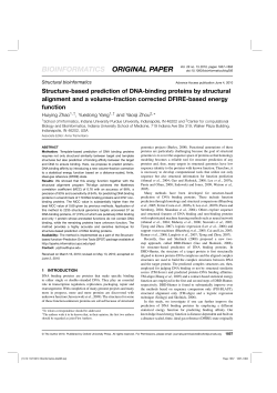 Structure-based prediction of DNA-binding proteins by structural