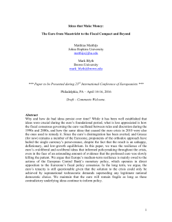 Ideas that Make Money - Matthijs Blyth CES 2016