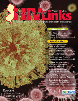 New Jersey HIV Links - Fran&ccedil;ois