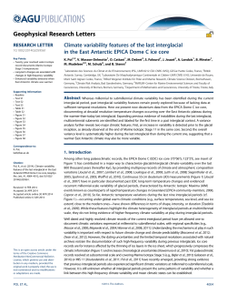 Climate variability features of the last interglacial in the East