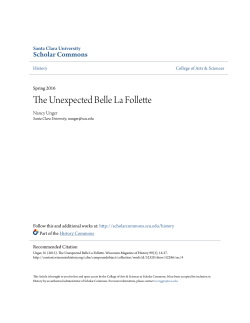 The Unexpected Belle La Follette