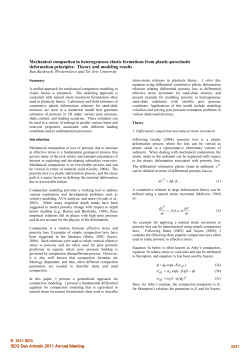 Mechanical compaction in heterogeneous clastic formations from