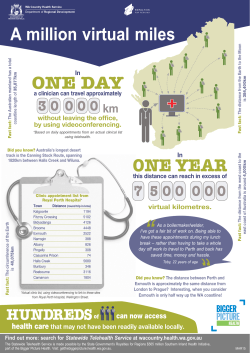 Telehealth Info-graphic: A Million Virtual Miles
