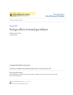 Real gas effects in heated gas inflators