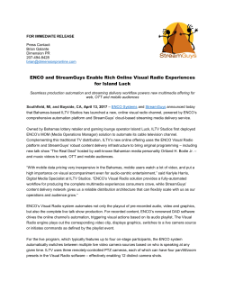 ENCO and StreamGuys Enable Rich Online Visual Radio