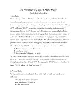 Classical Arabic meters