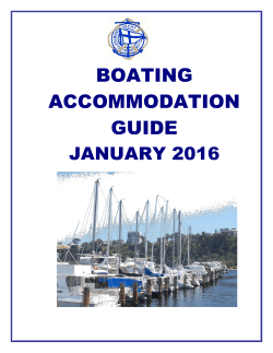 Boating Accommodation Guide