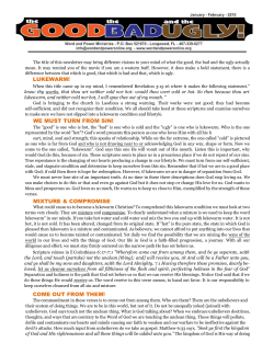 lukewarm! we must turn from sin!