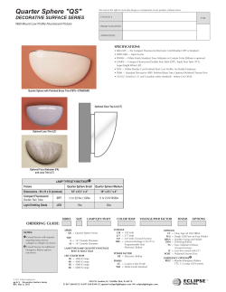 Quarter Sphere "QS" - Eclipse Lighting Inc.