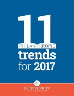 11PHILANTHROPIC - Johnson Center for Philanthropy