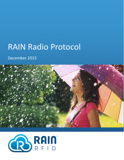 RAIN Radio Protocol