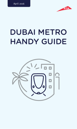 DUBAI METRO HANDY GUIDE