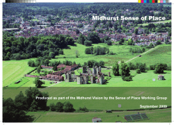 Midhurst Sense of Place - Chichester District Council