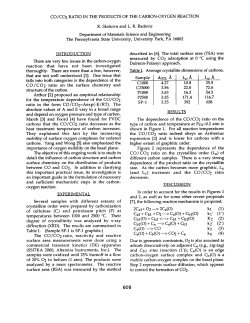 1995: CO/CO2 Ratio in the Products of the Carbon