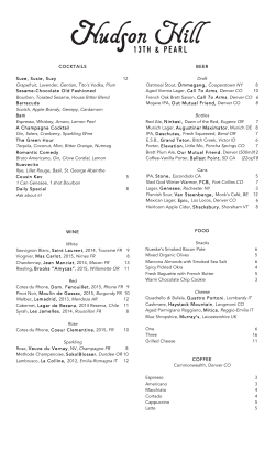 COCKTAILS Suze, Susie, Suzy 12 Grapefruit, Lavender, Gentian