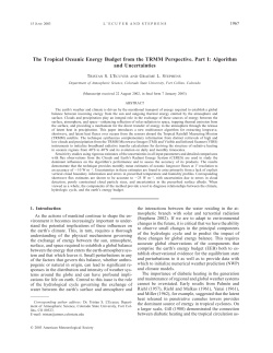 The Tropical Oceanic Energy Budget from the TRMM Perspective