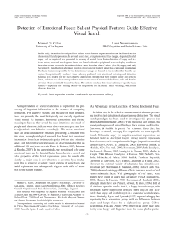 Detection of Emotional Faces: Salient Physical Features