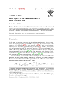 Some aspects of the variational nature of mean curvature flow