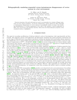 Holographically emulating sequential versus instantaneous