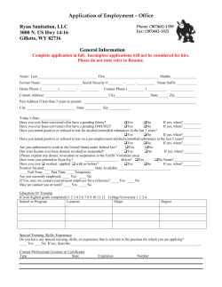 an application - Office