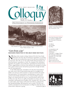 Corn from a Jar - lib.utk.edu - The University of Tennessee, Knoxville