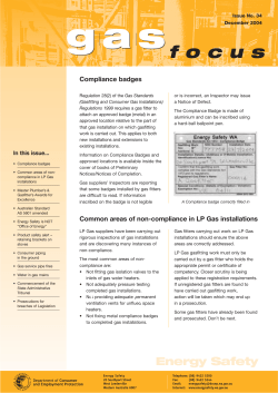 gas focus - Department of Commerce