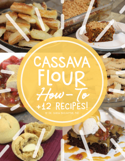 Cassava flour - The Paleo Mom