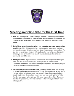 Online Dating Safety Tips