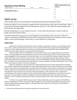 Expository Essay Writing - English with​ Ms. Tuttle